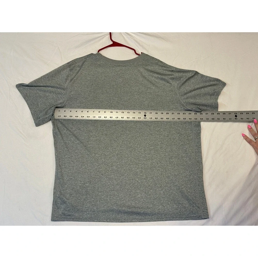 Nike Dri-FIT Livestrong Mens XXL Gray Heather Short Sleeve Training T-Shirt